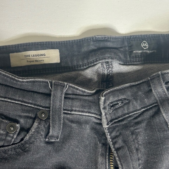 Ag Adriano Goldschmied distressed black skinny jeans - Picture 6 of 6